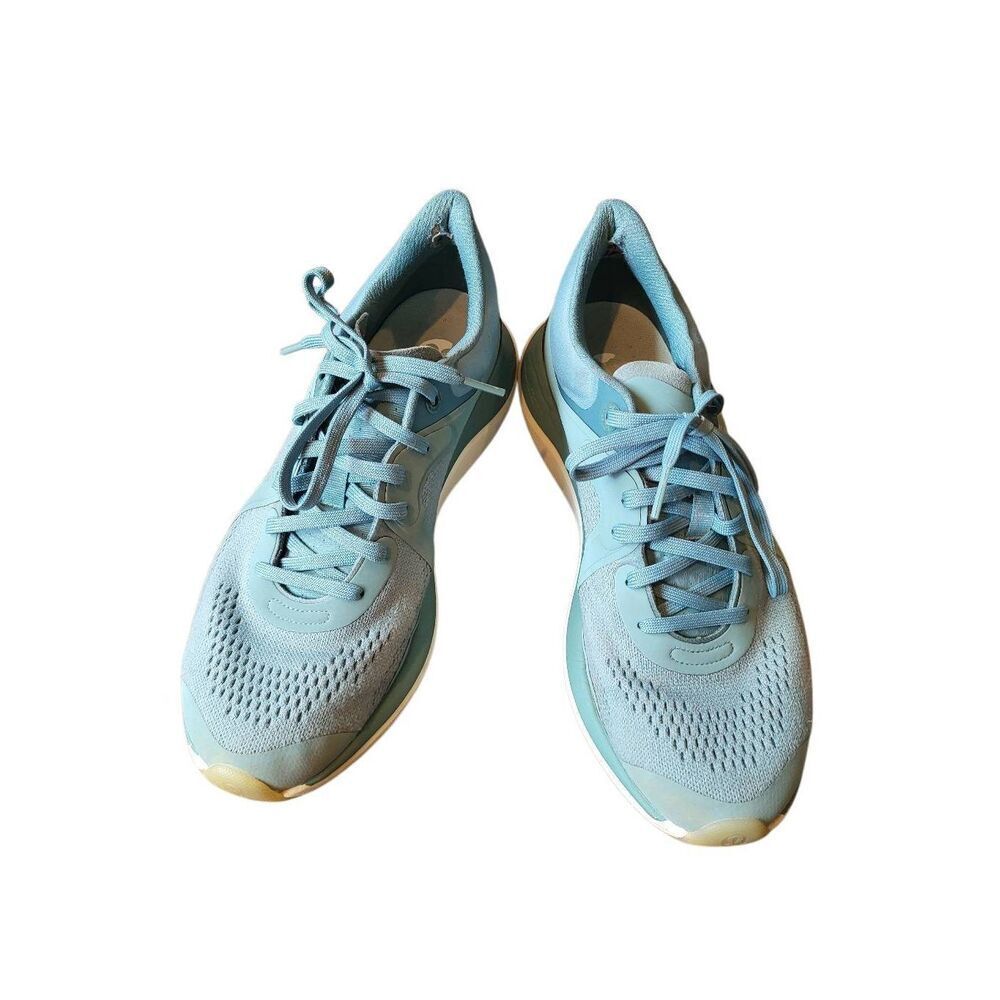 Lululemon Sneakers Women's 9.5 Teal Chargefeel Low Workout Gym Athletic
